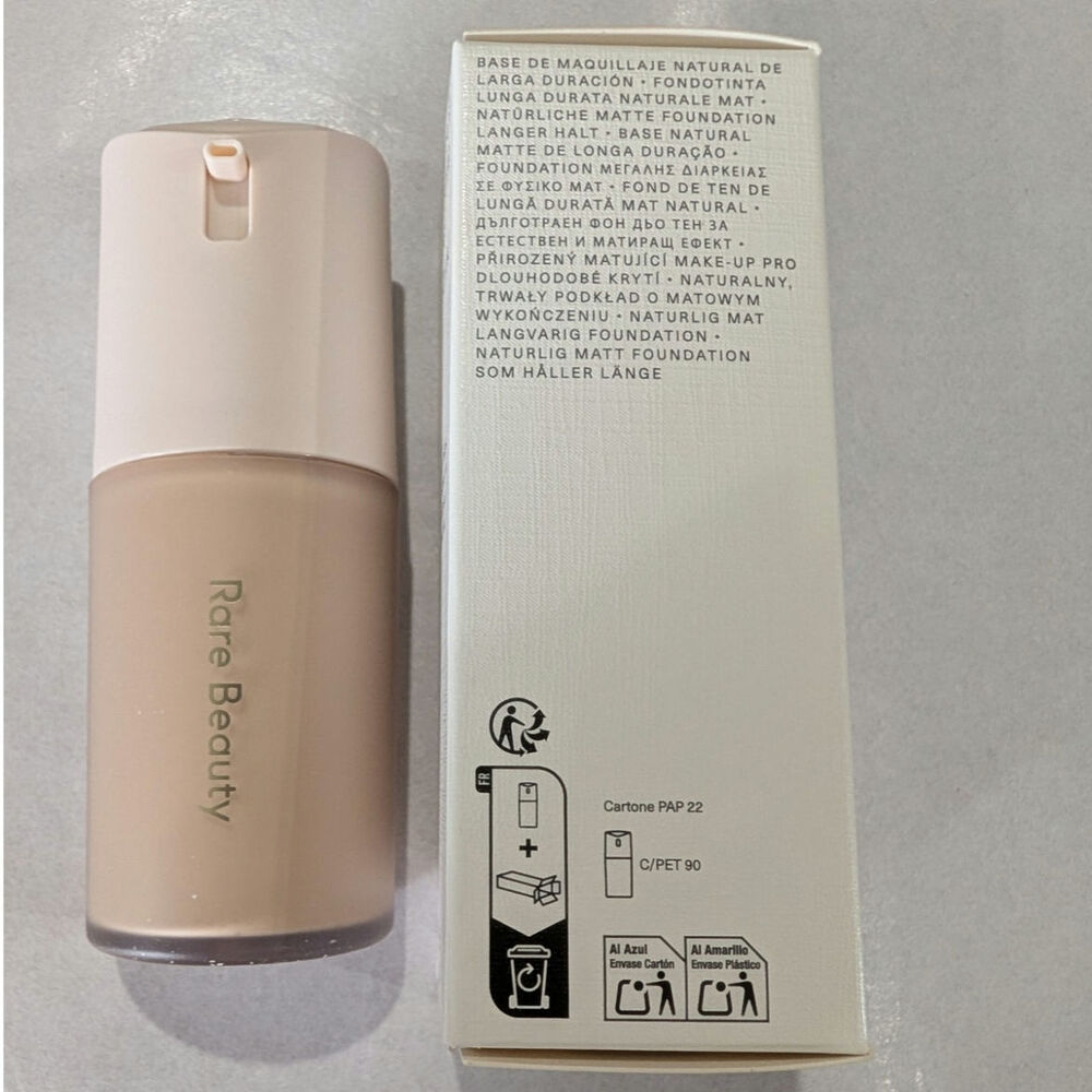 Rare Beauty True to Myself Natural Matte Foundation Shade 7 Light Warm 1.0 fl oz - Picture 4 of 5